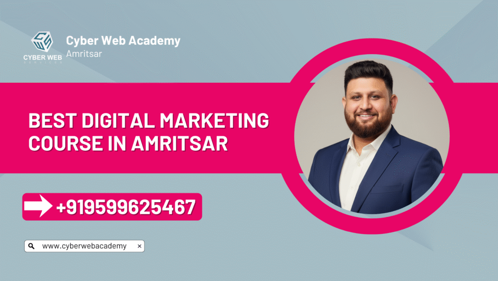 Best Digital Marketing Course in Amritsar|100% Job Guarantee