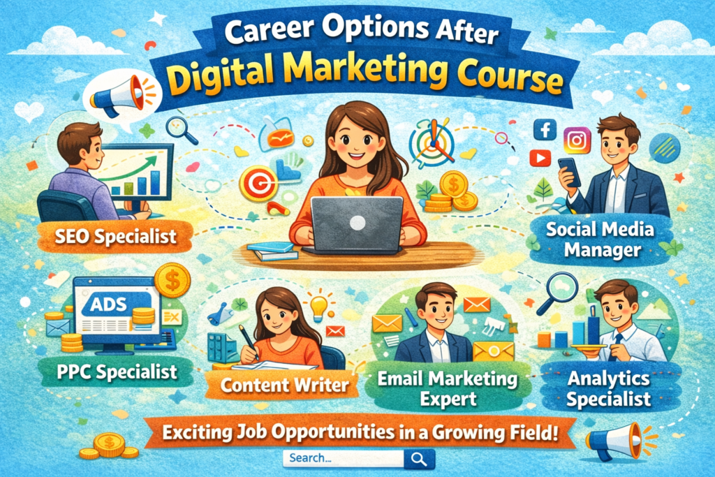 Career Options After Digital Marketing Course