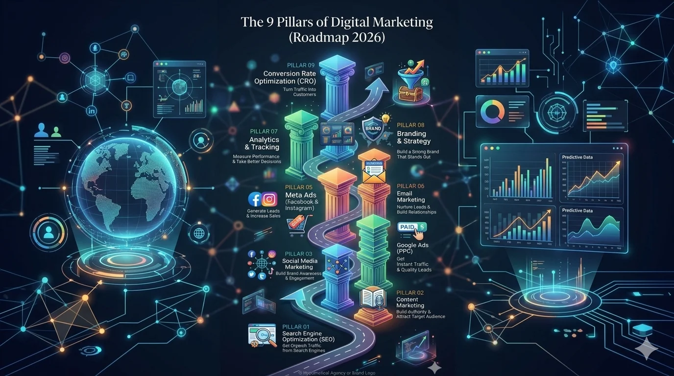 9 Pillars of Digital Marketing